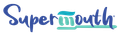 SuperMouth logo: blue and teal cursive text, with a smiling mouth design.