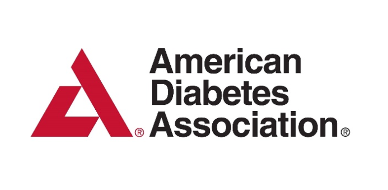 The logo for the american diabetes association is a red triangle.