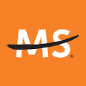 A ms logo with a black s on an orange background.