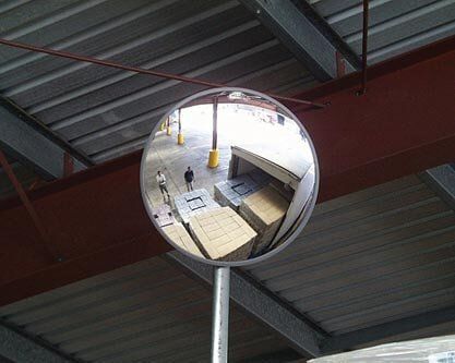Glass stop sign