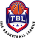 The logo for the basketball league has a basketball on it