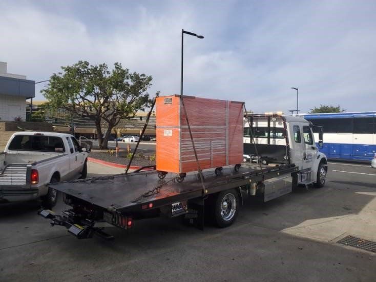 Truck Carrying a Cabinet — Concord, CA — ABC Towing