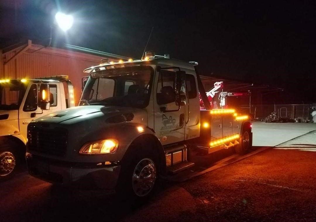 Tow Truck with Yellow Lights — Concord, CA — ABC Towing