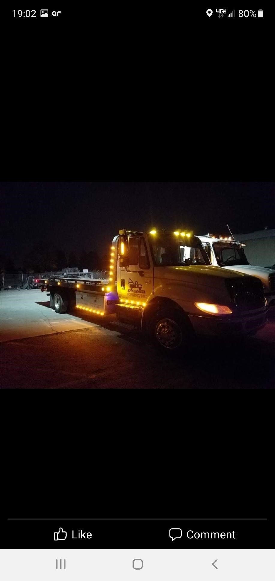 White Trucks with Yellow Lights — Concord, CA — ABC Towing