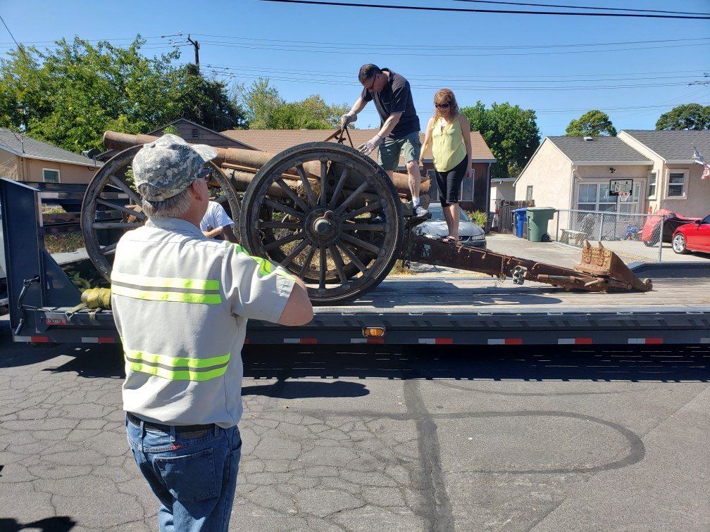 Truck Carrying an Old Cannon — Concord, CA — ABC Towing