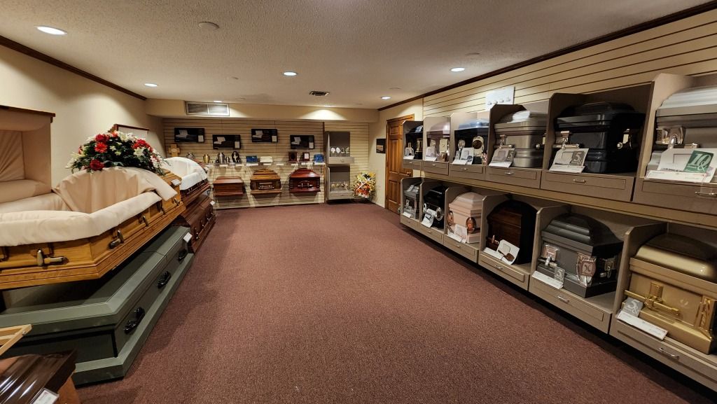 Harkey Funeral Home - Casket Display Room