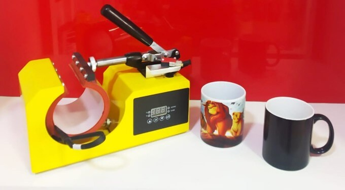 Máquina de Personalizar Canecas