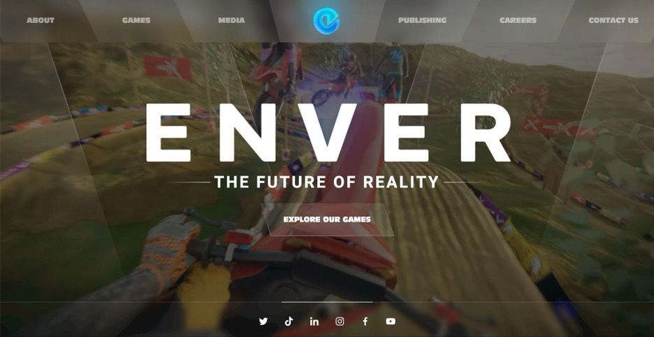 Enver Studio website screenshot