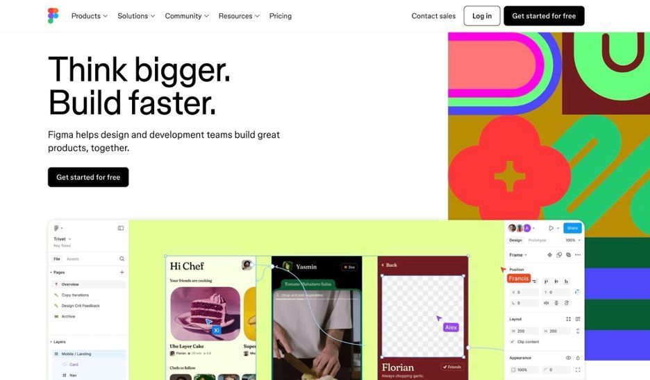 Figma website screenshot