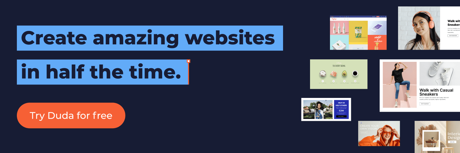 Create amazing websites in half the time