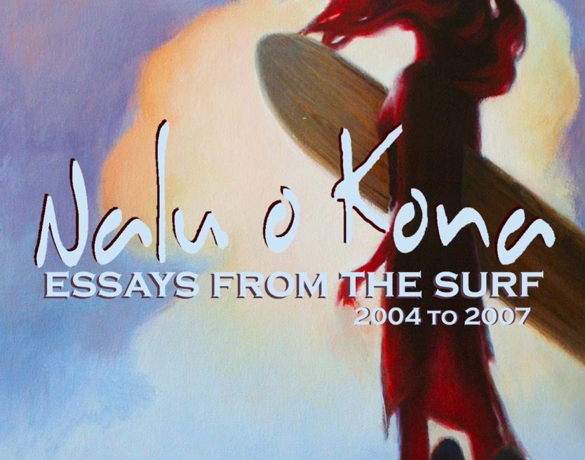 A book titled essays from the surf 2004 to 2007
