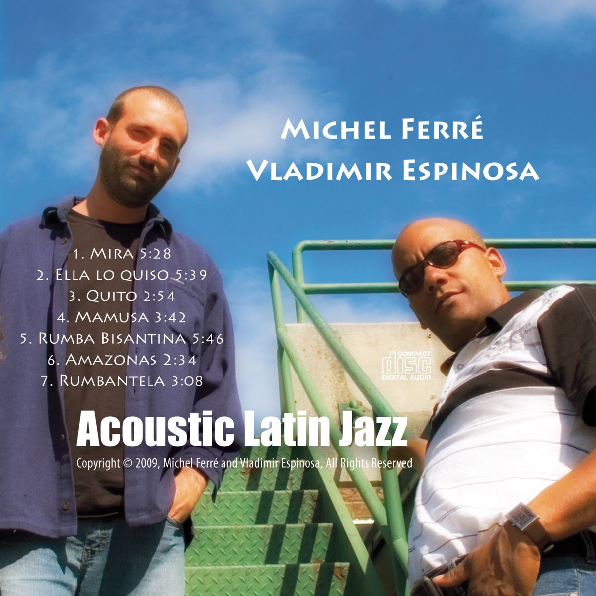 Acoustic latin jazz by michel ferre and vladimir espinosa