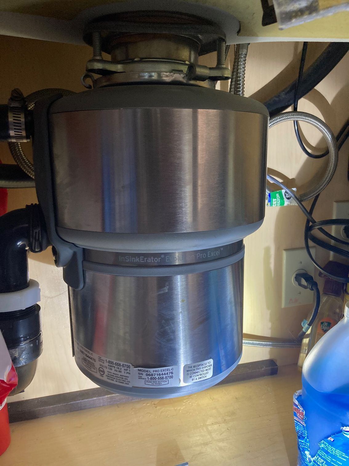 1-Horse Power Garbage Disposal Install