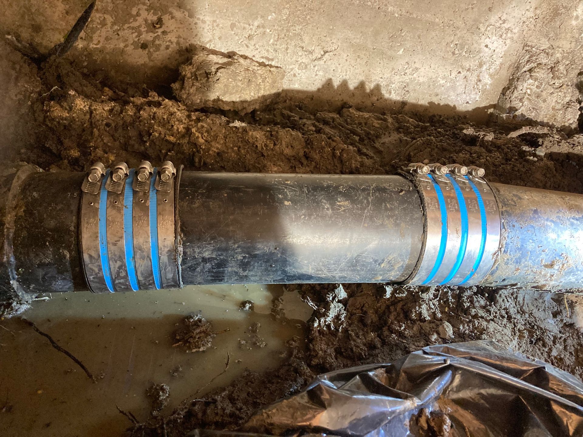Collapsed Sewer Drain Repair - Antioch, CA - T & C Plumbing