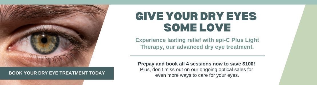 Eye close-up with text