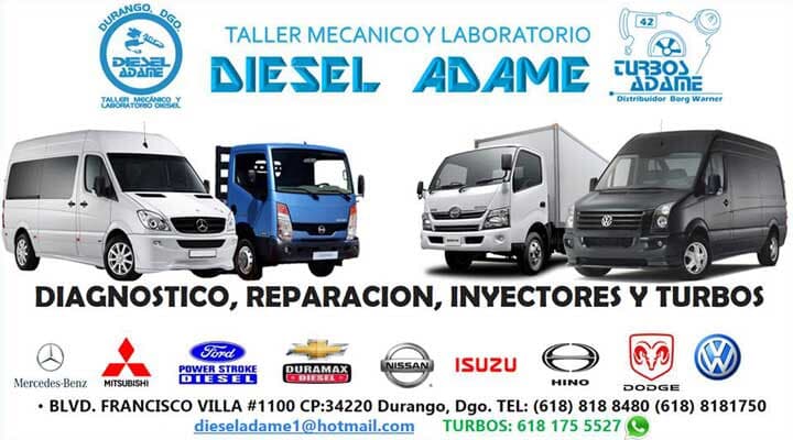 DIÉSEL ADAME - diagnóstico