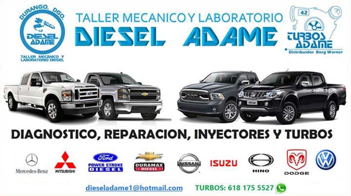 DIÉSEL ADAME - taller mecánico