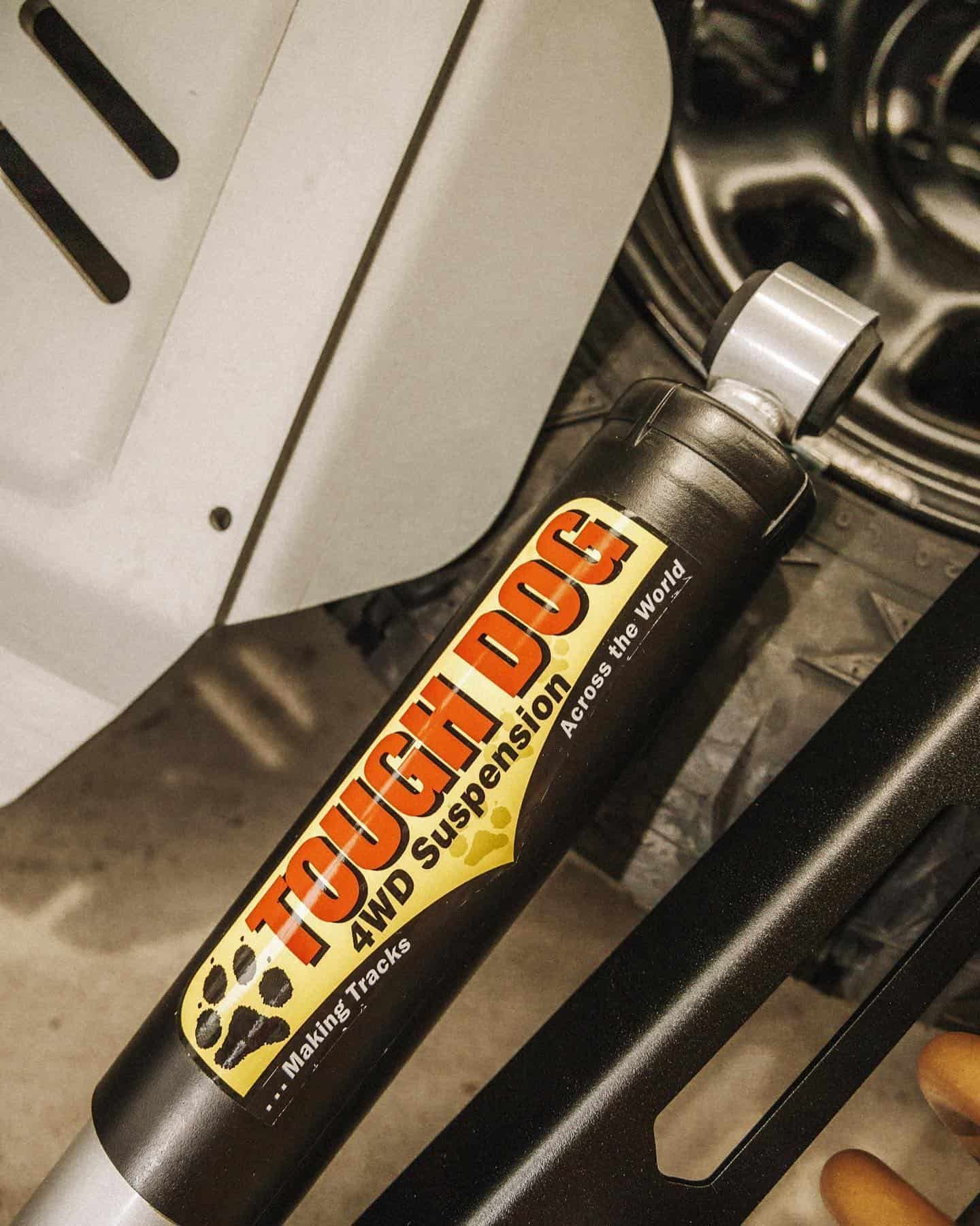 A Close Up of a Tough Dog 4WD Suspension — Nationwide Auto Service Centre in West Gosford, NSW