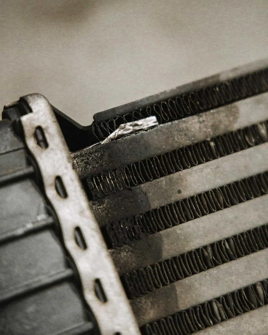 A Close Up of a Broken Radiator — Nationwide Auto Service Centre in West Gosford, NSW