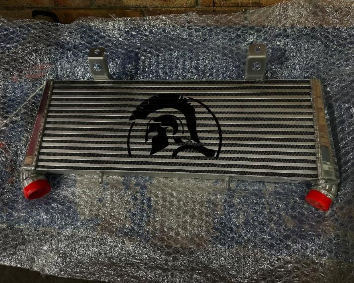 A Radiator With a Picture of a Spartan on It — Nationwide Auto Service Centre in West Gosford, NSW