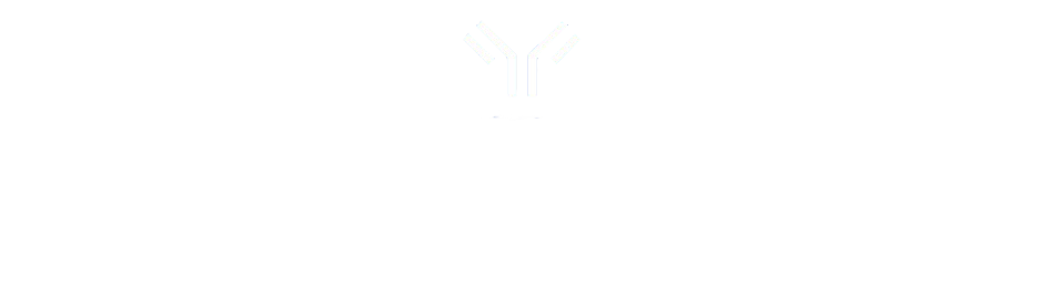 Logotipo de Immunotec con fondo azul y un símbolo blanco en forma de Y y el nombre de la empresa.