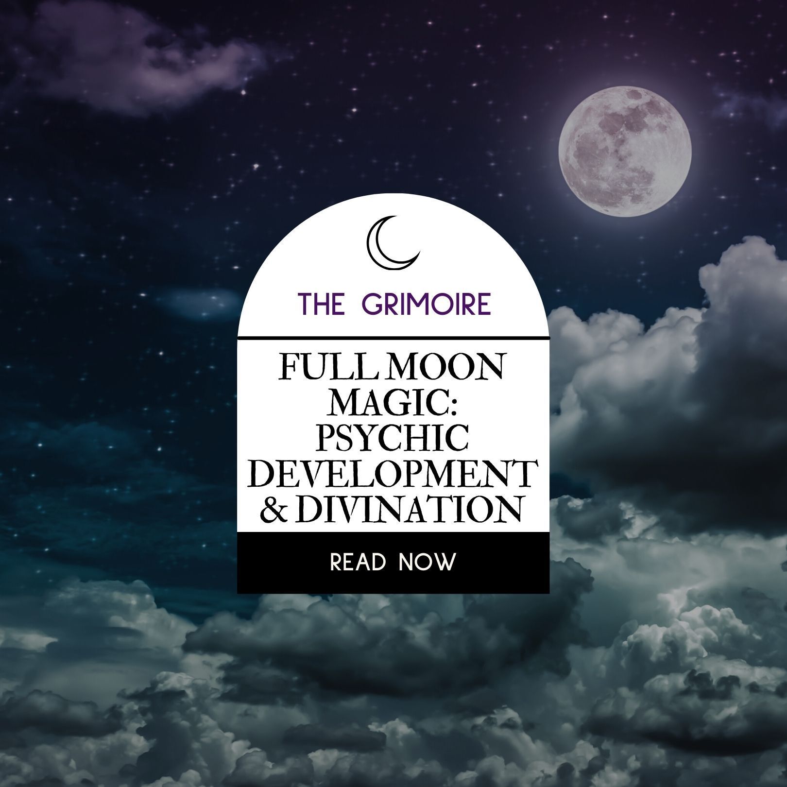 full moon magic psychic development ritual