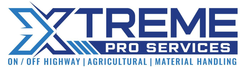 Logo for Extreme Pro Services, blue and white, with text: Extreme Pro Services.