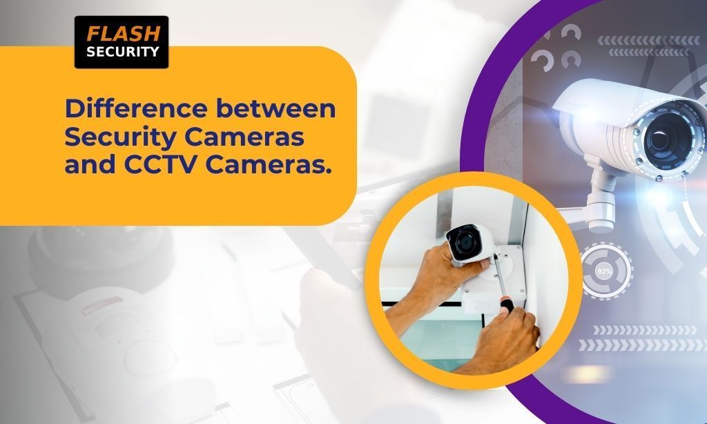 Difference between Security Cameras and CCTV Cameras