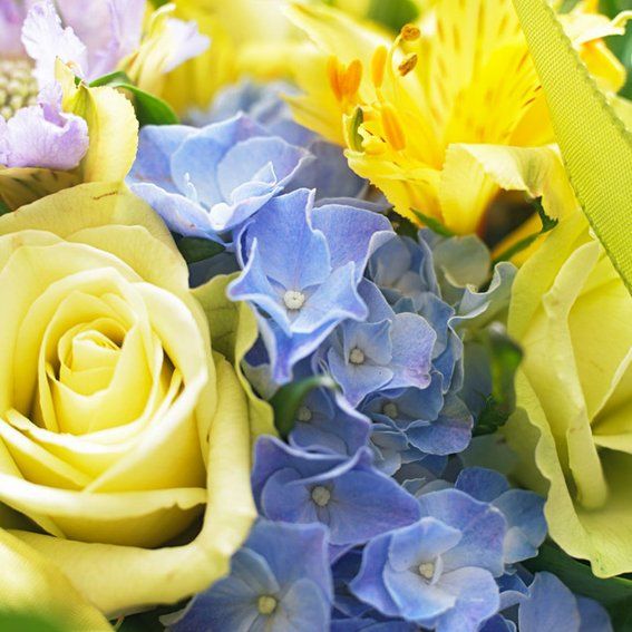 Beautiful collection of christening flowers