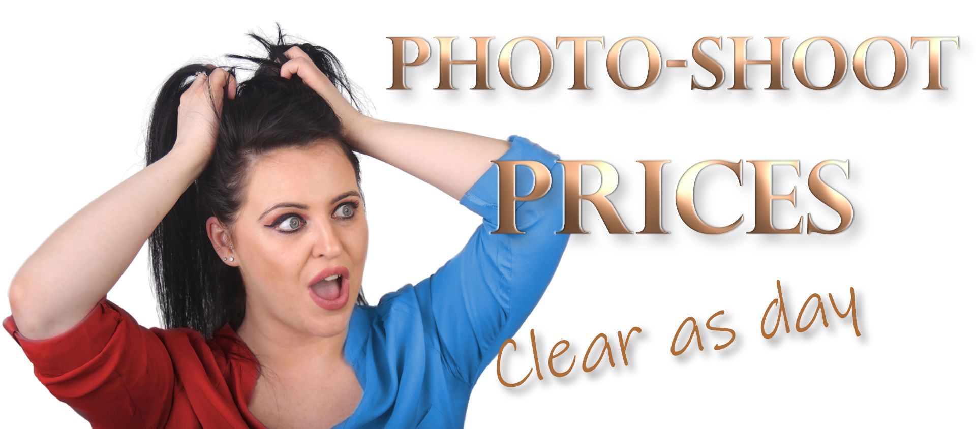 Photo studio glamour model prices