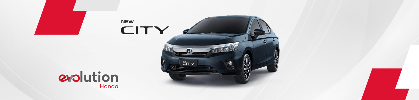 Uma foto de um Honda City em um fundo branco.