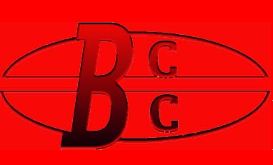 A red background with the letter b on it