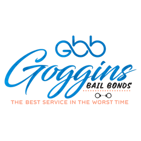 Logo for Goggins Bail Bonds: Blue script 