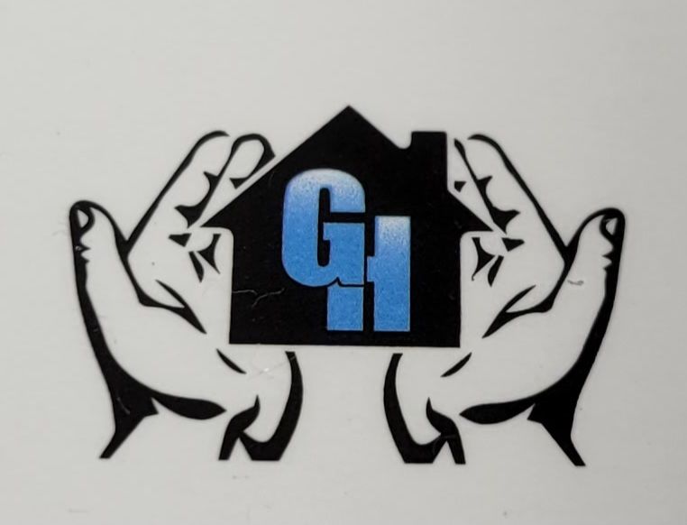 Two hands holding a house with the letter g on it