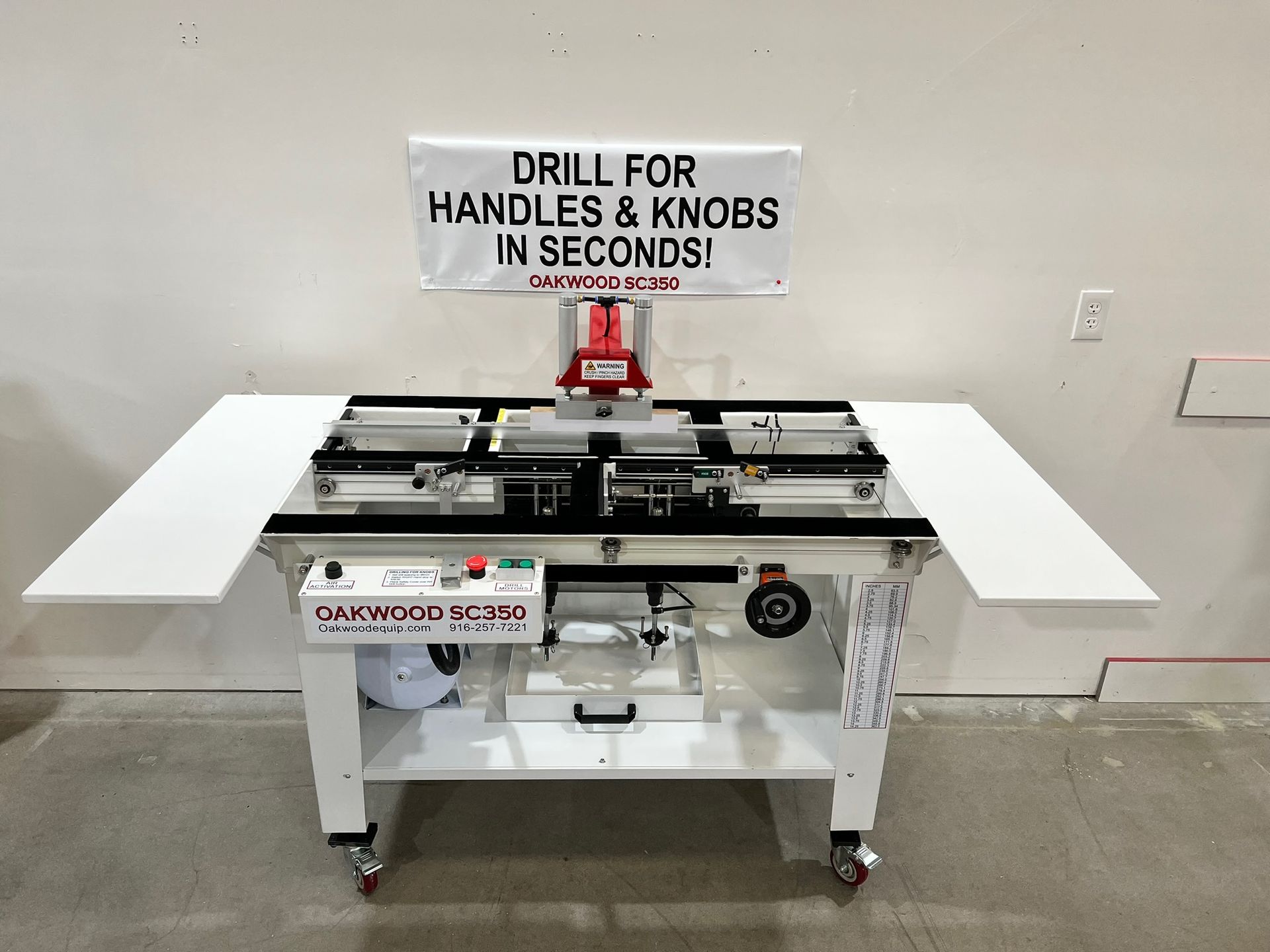 overall view of Oakwood SC350 handle drill