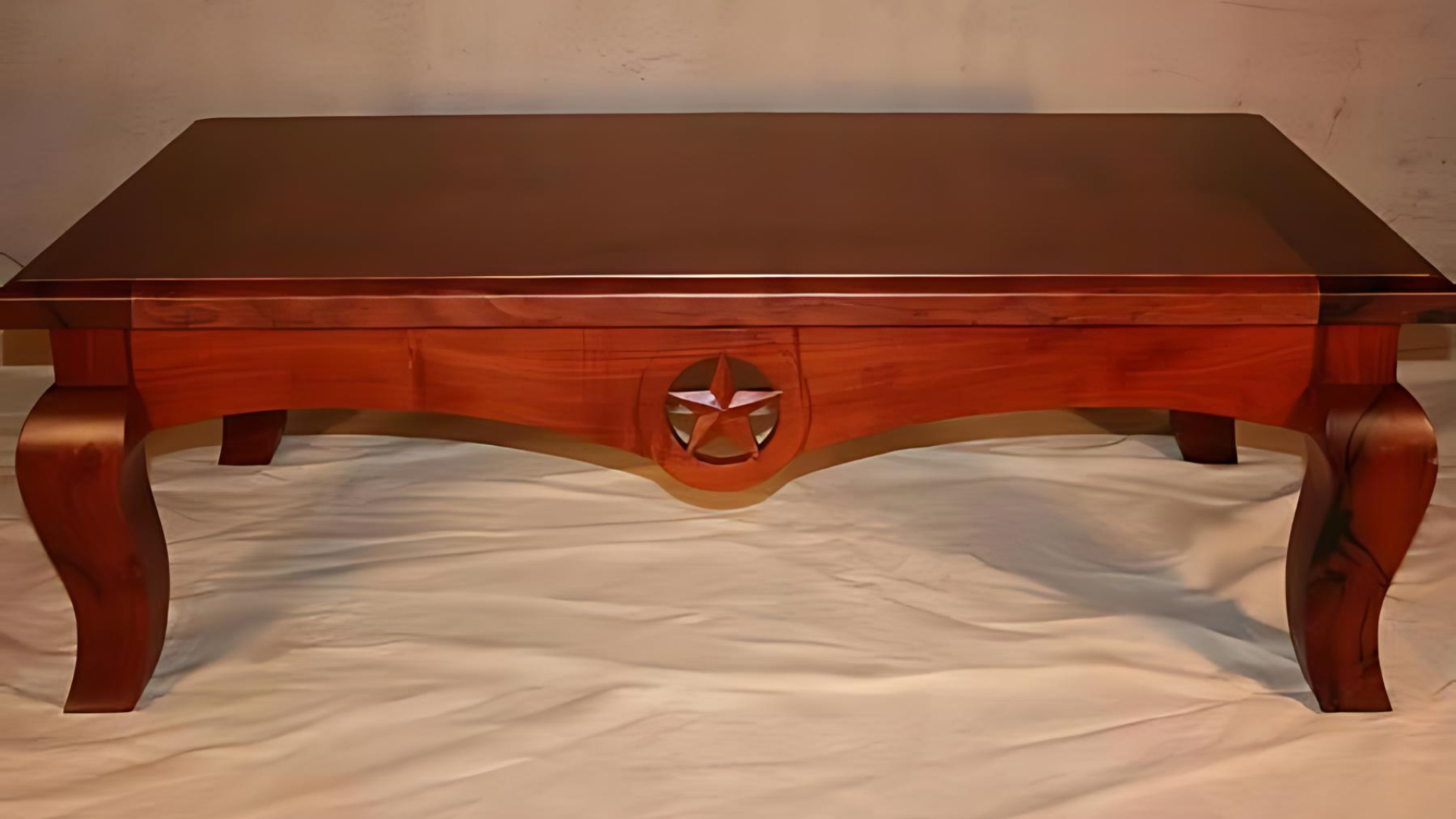 French Country Leg Mesquite Table