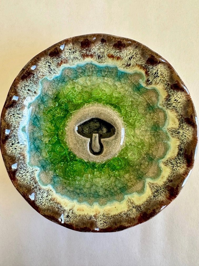 Down To Earth Pottery Icon Series Mushroom
