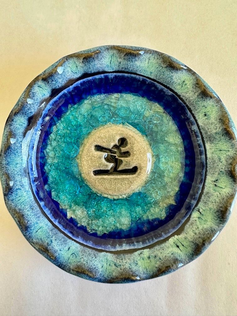 Down To Earth Pottery Icon Series Skier