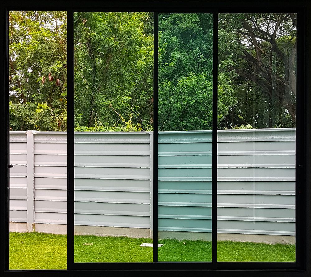 A View Through a Four-panel Sliding Glass Door — Sams Glass Solutions in Proserpine, QLD