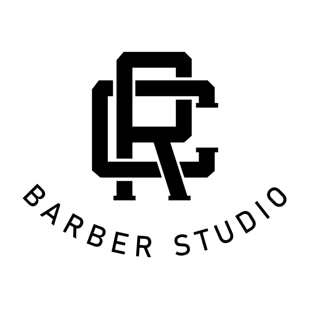 Black logo: overlapping letters 