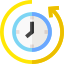 clock and arrow icon