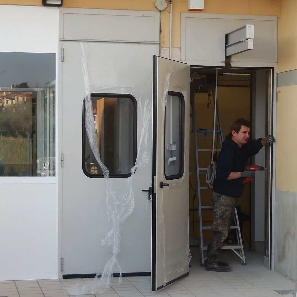 Realizzazione celle frigorifere di un saluminificio