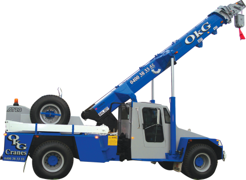 An example of our crane hire equipment in Geraldton