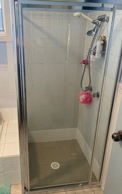 Fully Framed Pivotal Door 2 — Patterson Glass Works in Kempsey, NSW