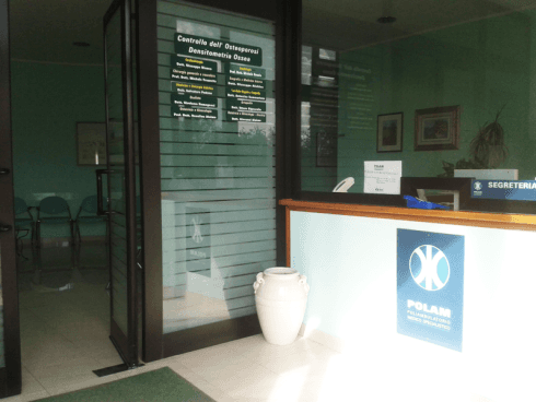 reception del centro polifunzionale specializzato in vari ambiti di medicina e chirurgia