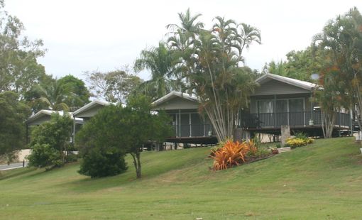 View of a camping site for tourist 