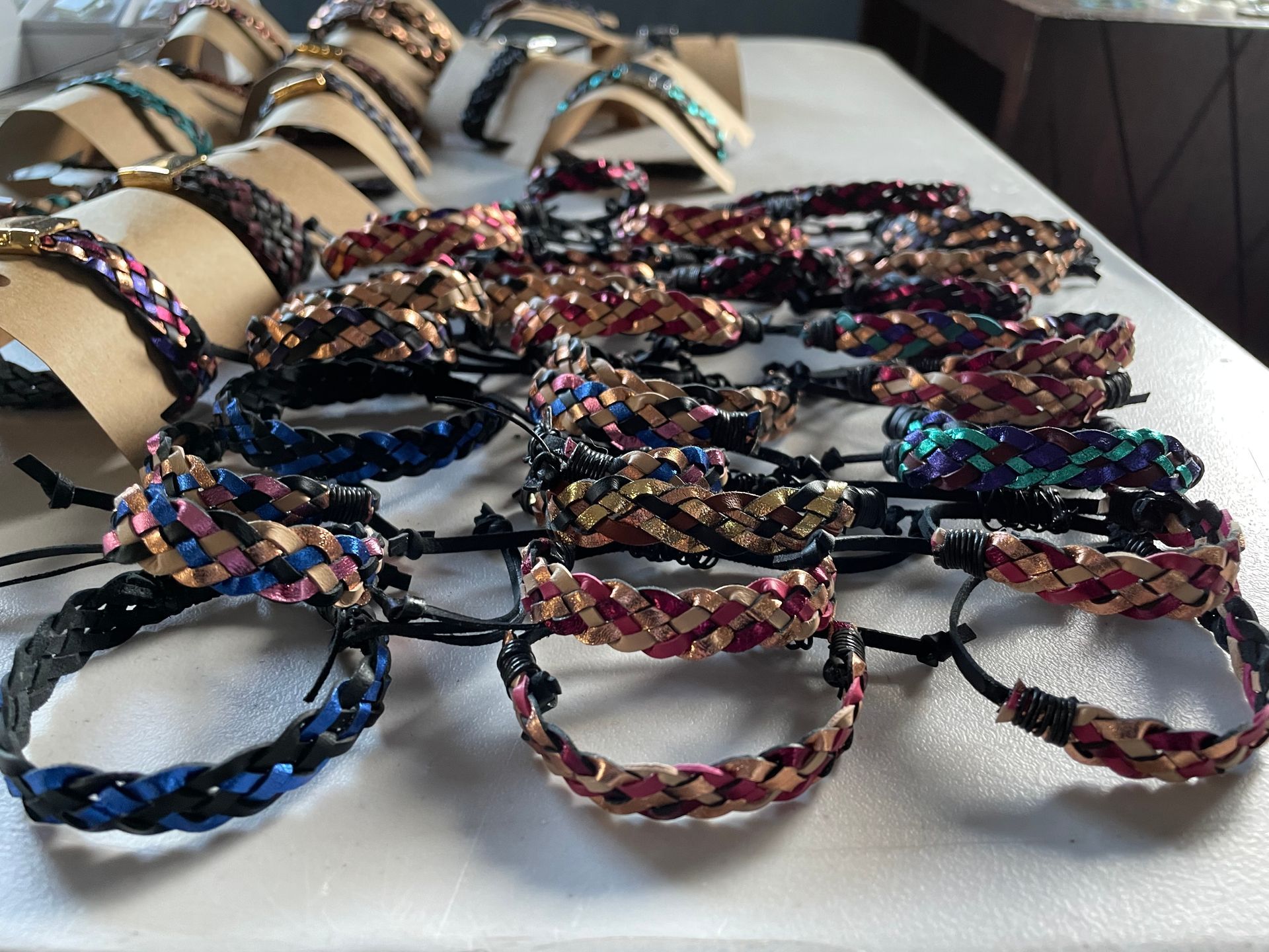 handmade earing and necklaces