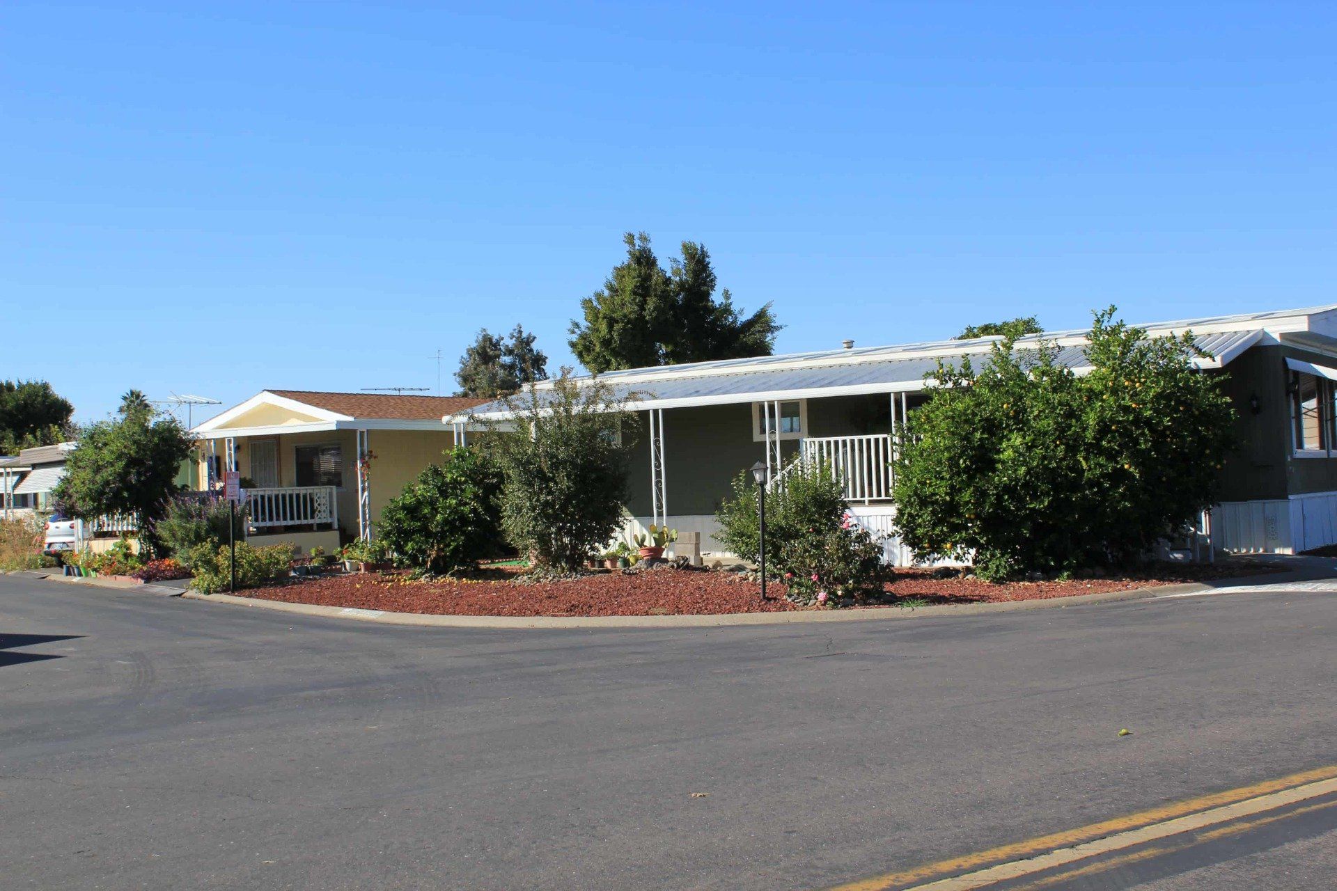 Olympia Commons exterior mobile homes