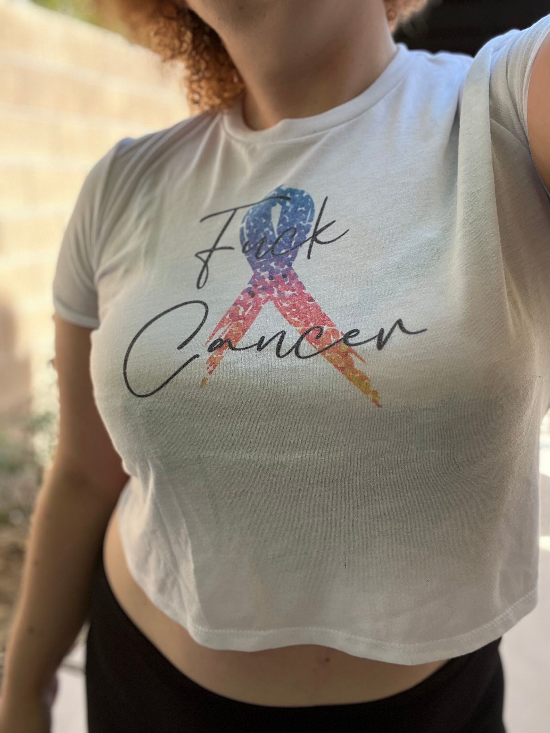 Fuck Cancer Crop Top