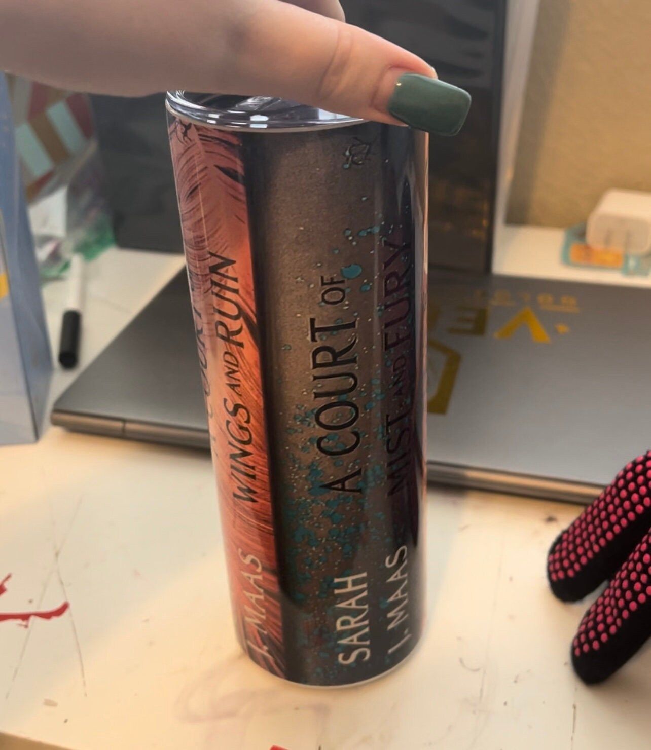 ACOTAR Book Spines Tumbler